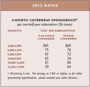 NEJM Print Coverwrap Sponsorships